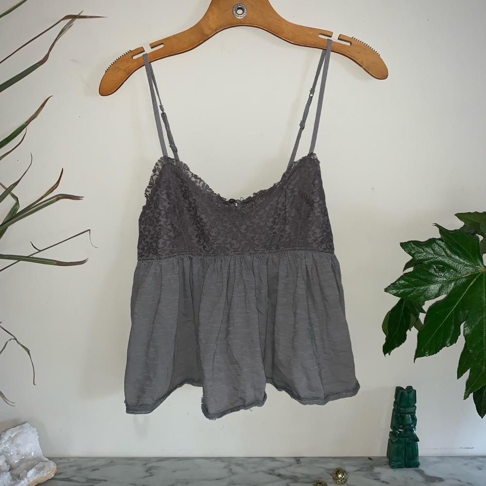 AEO Flowy Crop Tank